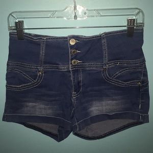 Rue 21 high rise jean shorts